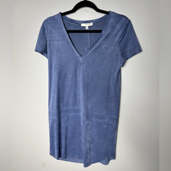 Lavender Brown Suede Feel Dress-‎ XS - Picture 1 of 7
